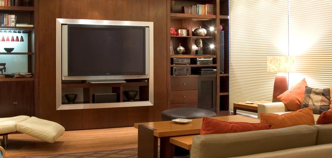 Duette Sala de estar con Cortina Duette HunterDouglas